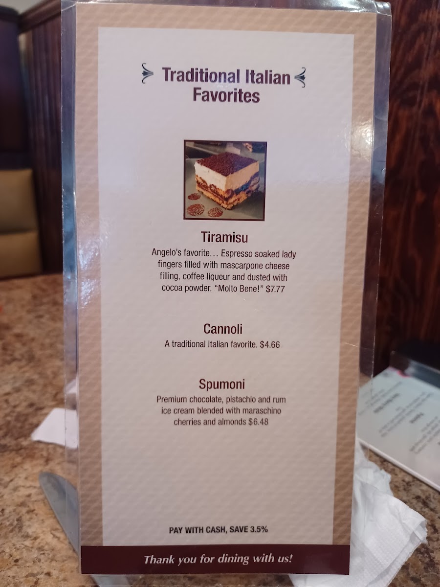 Menu Michelangelo's-7