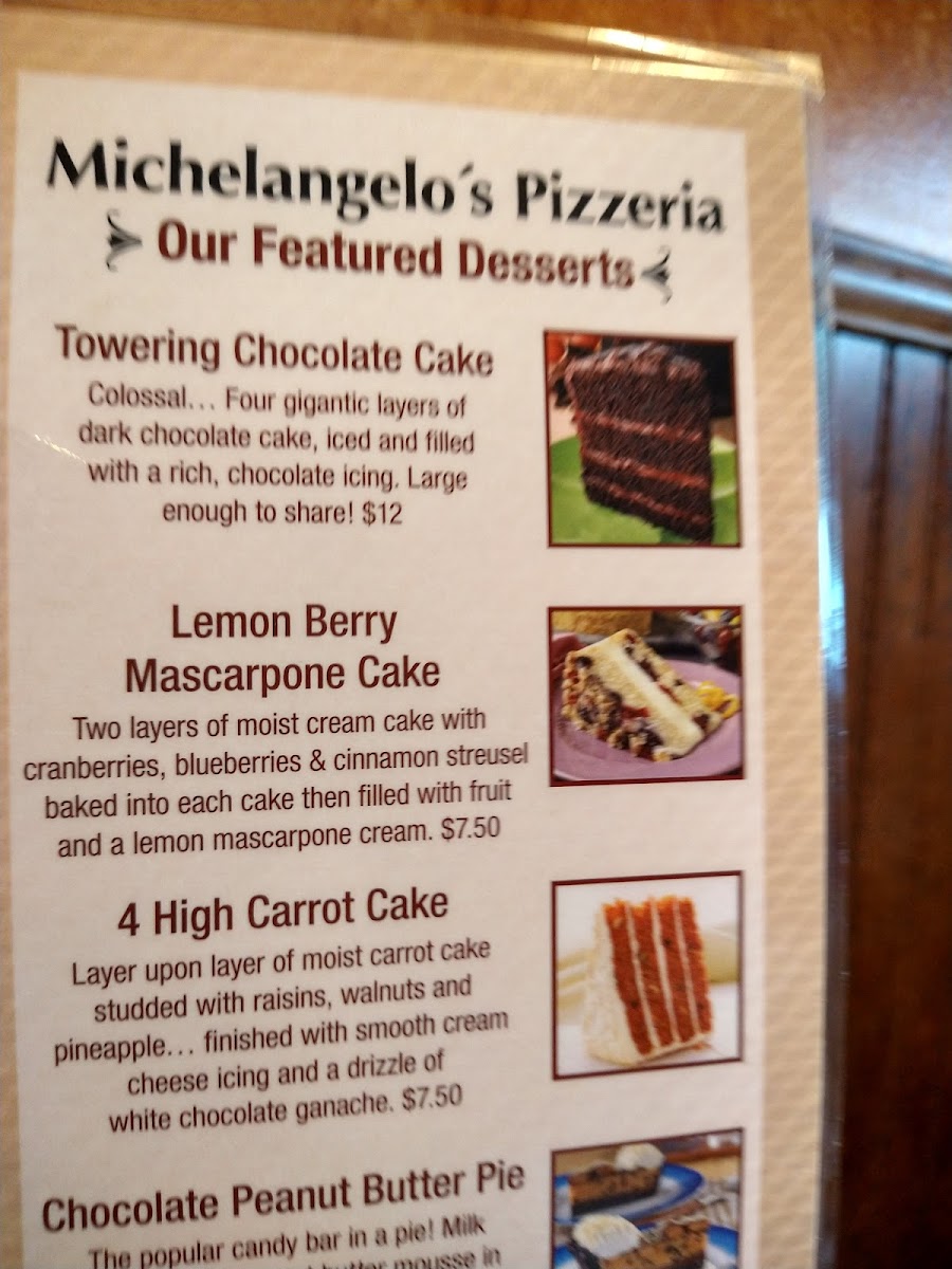 Menu Michelangelo's-9